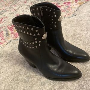 Harley Davidson studded booties